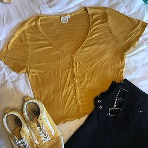 Yellow crop top bundle